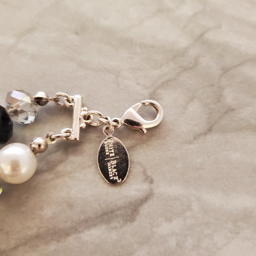 💕 WHBM Beaded Beaded Double Strand Pearl Faceted Bracelet 💕 - Picture 6 of 9